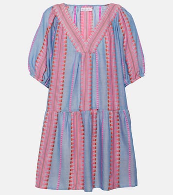 Zoelle embroidered cotton minidress | Velvet