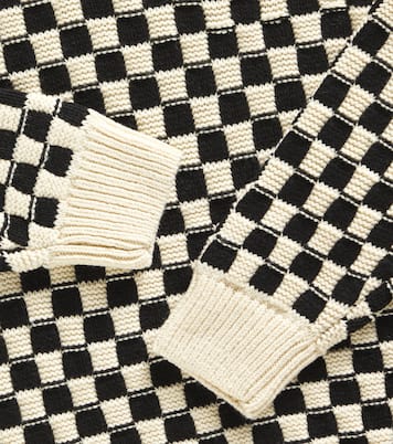 Pullover in misto cotone a quadri | Rylee + Cru
