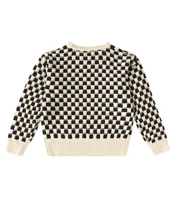 Pullover in misto cotone a quadri | Rylee + Cru
