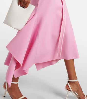 Belted knitted midi dress | Monique Lhuillier