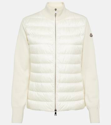 Cardigan imbottito in maglia a coste | Moncler