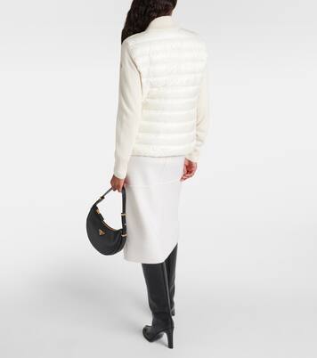 Cardigan imbottito in maglia a coste | Moncler