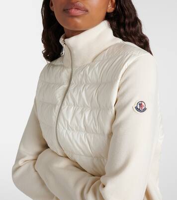 Cardigan imbottito in maglia a coste | Moncler