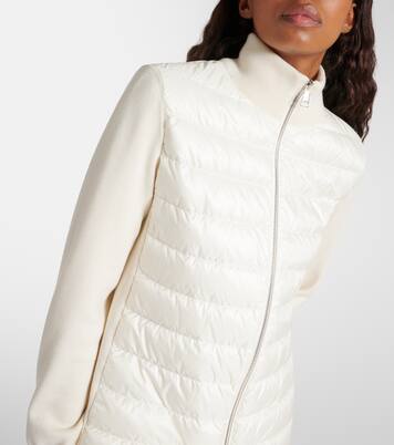 Cardigan imbottito in maglia a coste | Moncler
