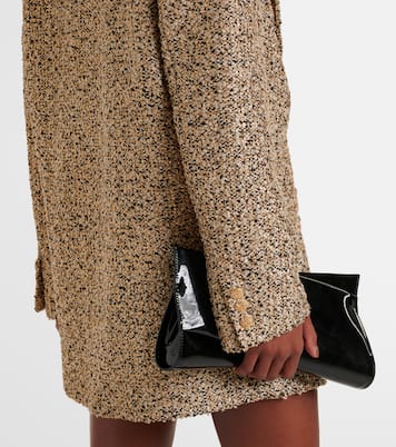 Blazer oversize in tweed lamé | Alessandra Rich