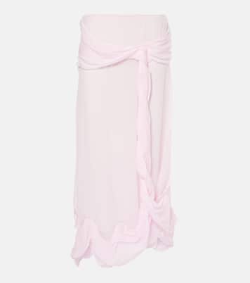 Falda midi drapeada | JW Anderson