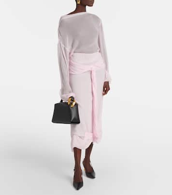 Falda midi drapeada | JW Anderson