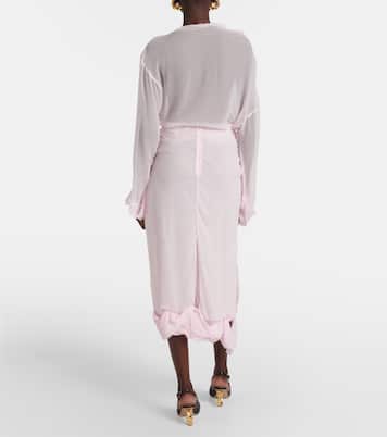 Falda midi drapeada | JW Anderson