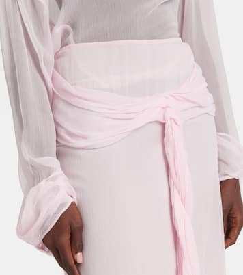 Falda midi drapeada | JW Anderson