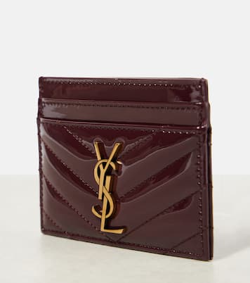 Cassandre 페이턴트 레더 카드 홀더 | Saint Laurent
