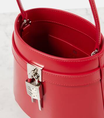 Sac seau Shark Lock en cuir | Givenchy