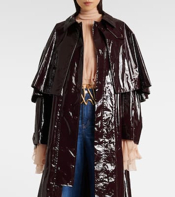 Gabardina de algodón revestido con capa | Chloé