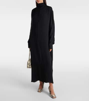 Robe longue Lexi en soie | Khaite