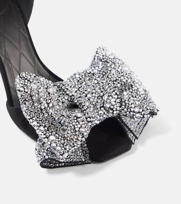 Pumps Ruby 95 in suede con fiocco | Balmain