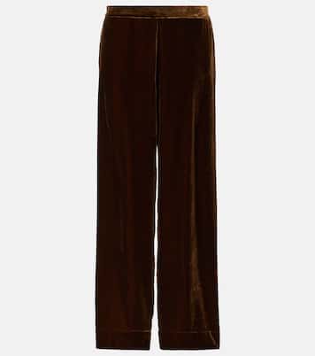 London velvet pajama pants | Asceno