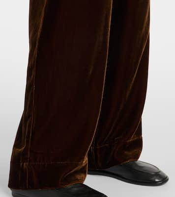 London velvet pajama pants | Asceno