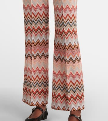 Pantalon droit Zigzag en coton mélangé | Missoni