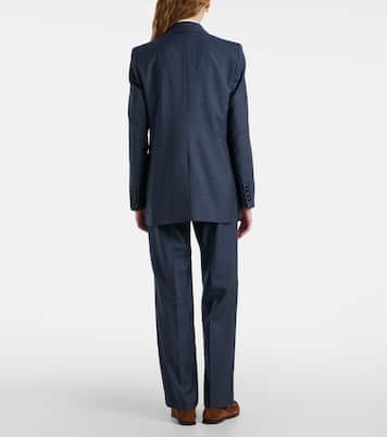 Alie double-breasted wool and mohair blazer | Blazé Milano