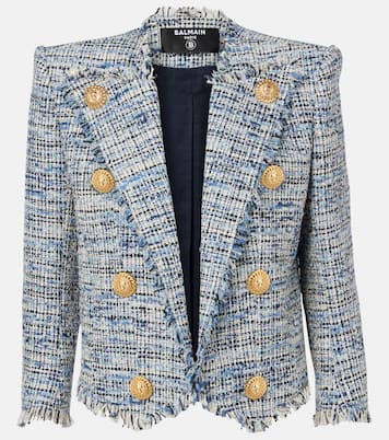 Giacca Side To Side in tweed | Balmain