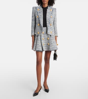 Giacca Side To Side in tweed | Balmain