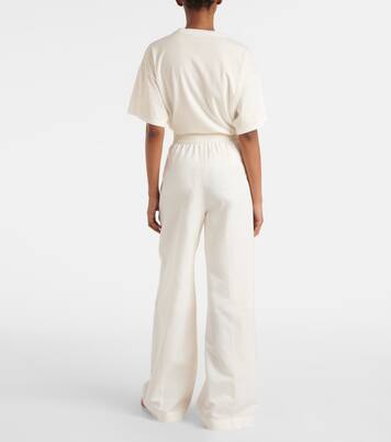 Pantaloni a gamba larga Alanel in seta e cotone | Joseph