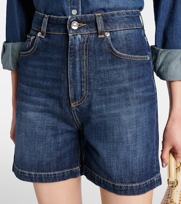High-rise denim shorts | Dolce&Gabbana