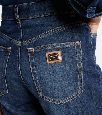 High-rise denim shorts | Dolce&Gabbana