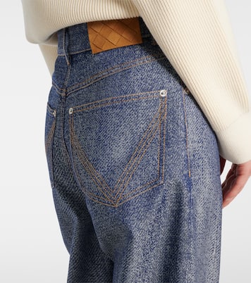 Pantalon Trompe l’œil en laine et coton | Bottega Veneta