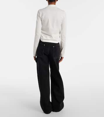Camicia cropped in cotone | Courrèges