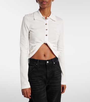 Camicia cropped in cotone | Courrèges