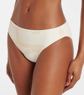 Braga de bikini de tiro medio con monograma | Toteme