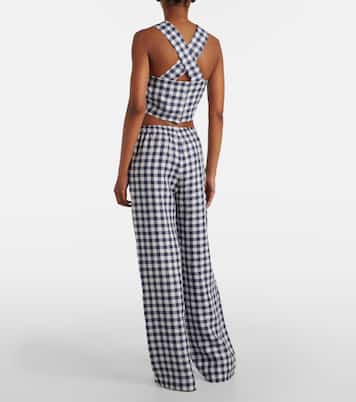Weite Hose Aurelia aus Leinen | Asceno