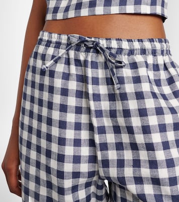 Weite Hose Aurelia aus Leinen | Asceno
