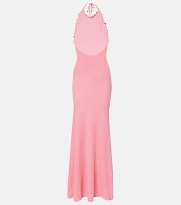 Robe longue Beach Quartz à ornements | Christopher Esber