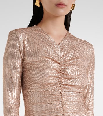 Robe longue à sequins | Norma Kamali