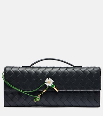 Andiamo Intrecciato leather clutch | Bottega Veneta