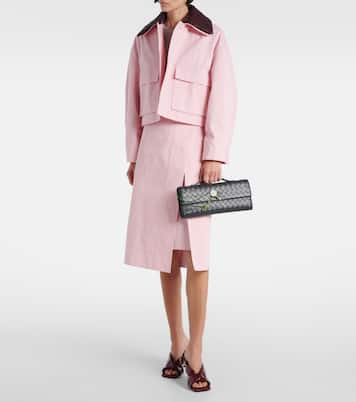 Andiamo Intrecciato leather clutch | Bottega Veneta