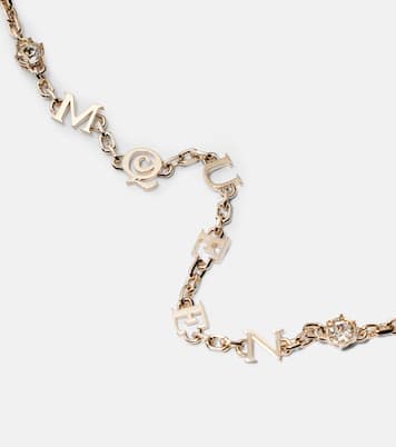 Embellished logo necklace | McQueen
