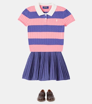 Set aus Top und Rock aus einem Baumwollgemisch | Polo Ralph Lauren Kids