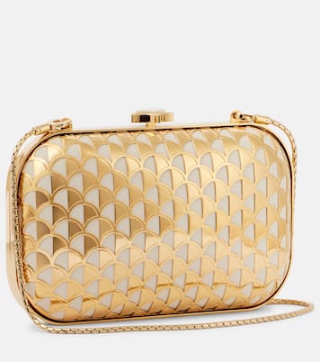 Clutch Calla chapado en oro | Bvlgari