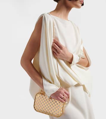 Clutch Calla chapado en oro | Bvlgari
