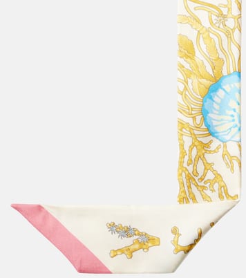 Foulard Underwater Barocco en soie | Versace