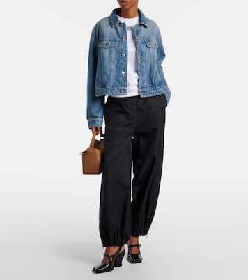 Cropped denim jacket | Loewe