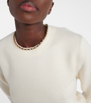 Chain-detail wool and cashmere sweater | Moncler