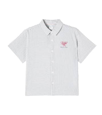 X RHW – Chemise Duo rayée en coton | Konges Sløjd