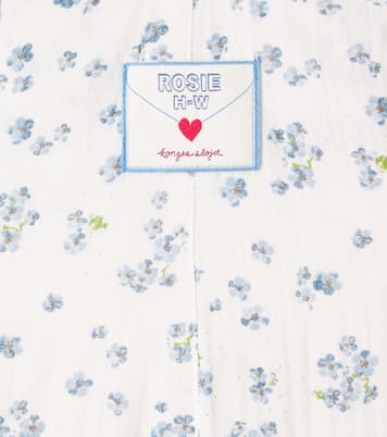 Bébé – Salopette Mioblu en coton à fleurs | Konges Sløjd