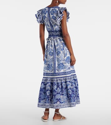 Bedrucktes Maxikleid aus Baumwolle | Farm Rio