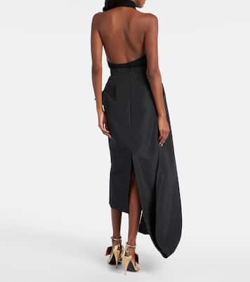 Bow-detail taffeta maxi skirt | Givenchy