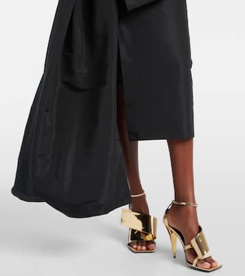 Bow-detail taffeta maxi skirt | Givenchy