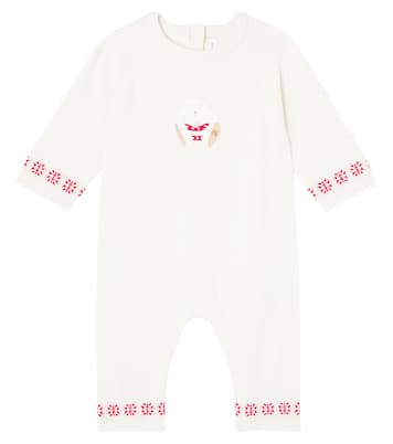 Baby embroidered wool and cashmere jumpsuit | Tartine et Chocolat